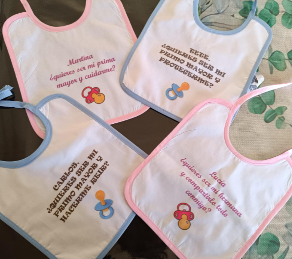 Baberos personalizables